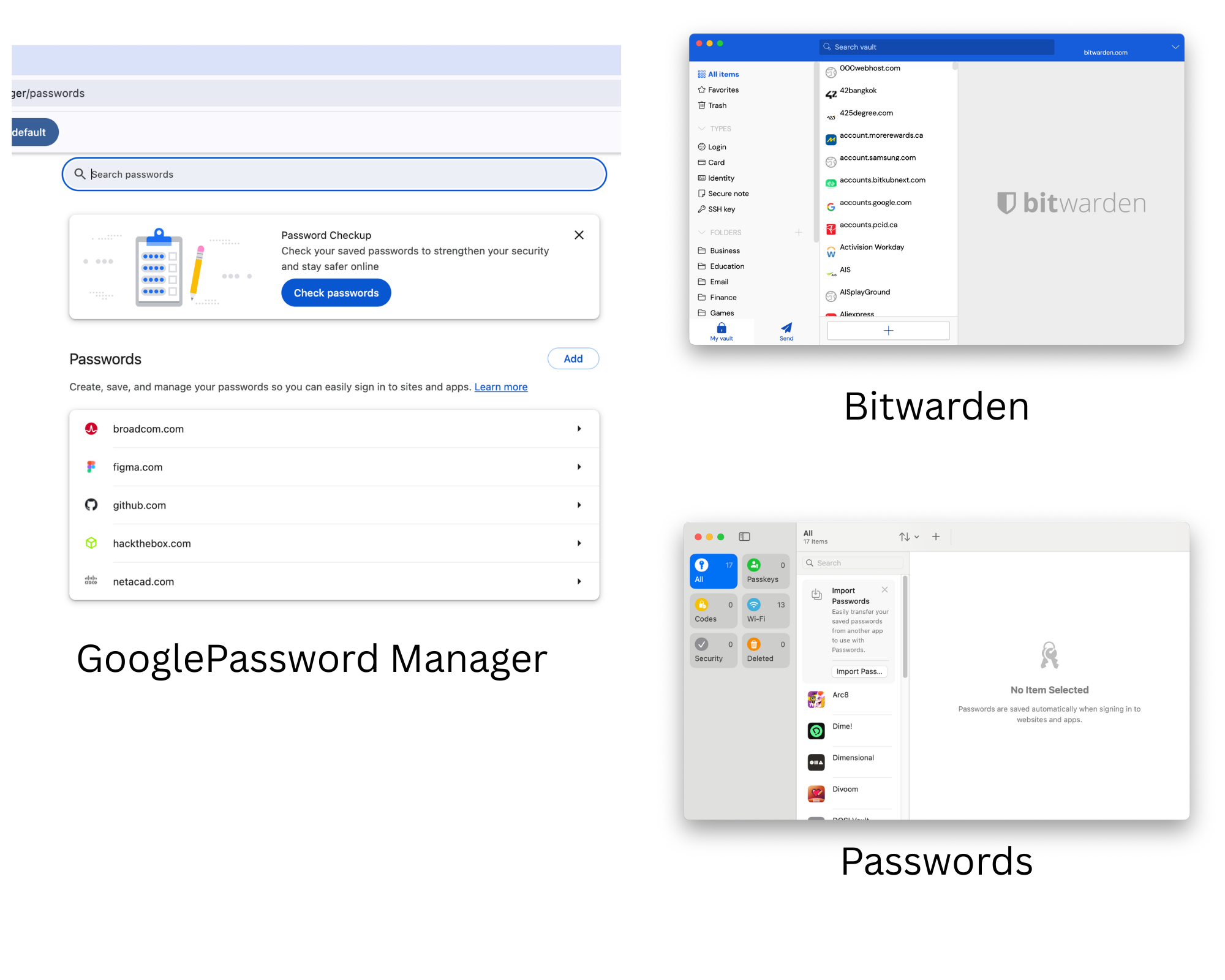 ตัวอย่าง Password Manager